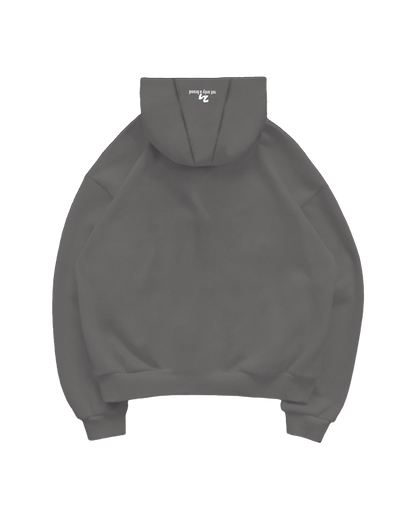 Falling Dark Grey Oversized-Zip